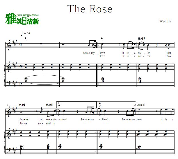 Westlife - The Rose   