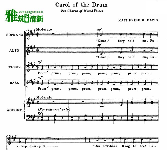 ̸֮ Carol of the Drum ϳ