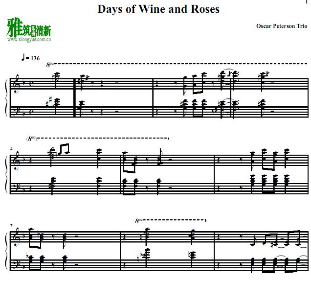Oscar Peterson - Days of Wine and Rosesʿ