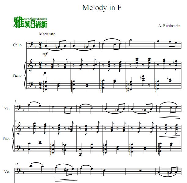 ³˹̹ F Melody in F ٸٰ