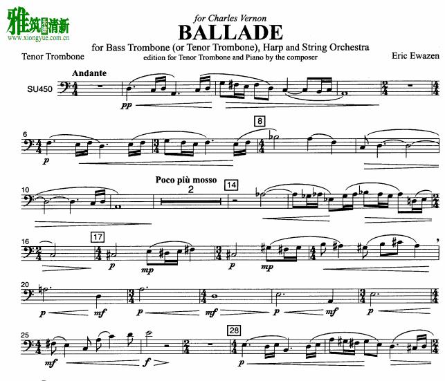 Eric Ewazen - ballade