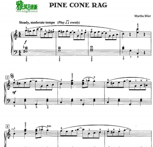 Martha Mier - Pine Cone Rag