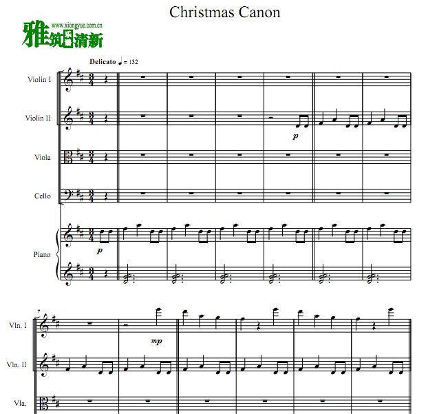 Christmas Canon ٰ