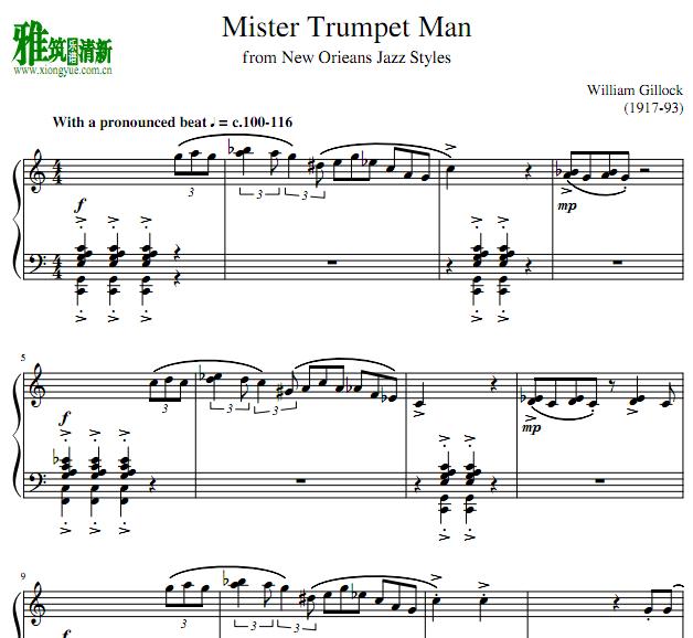 William Gillock - mister trumpet man