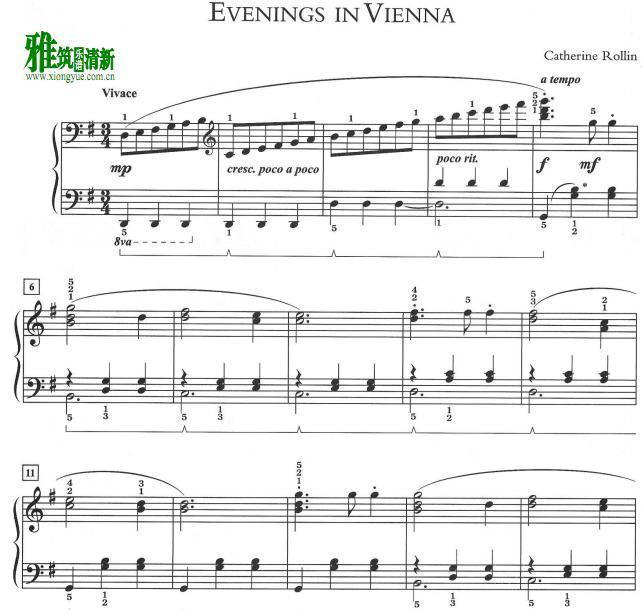 Catherine Rollin - Evenings in Vienna