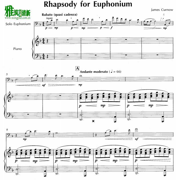 ղķ˹ŵ james curnow - Rhapsody for Euphonium ſٰ