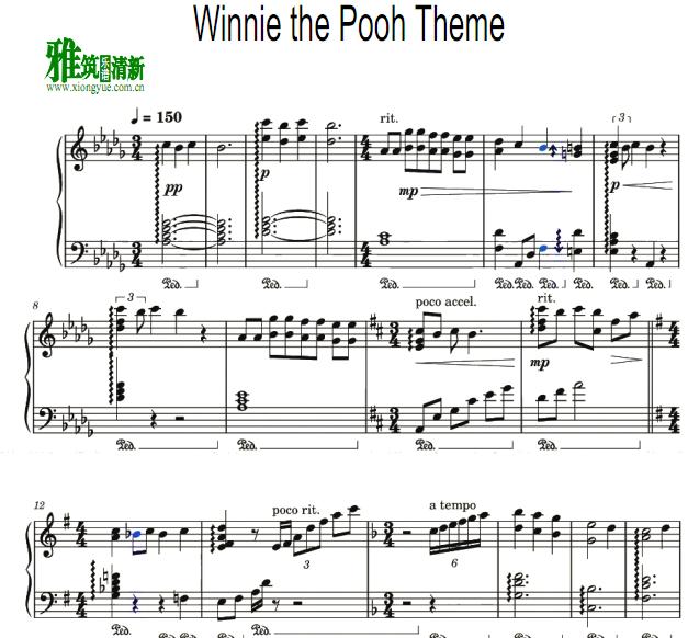 kno piano - Winnie the Pooh Theme