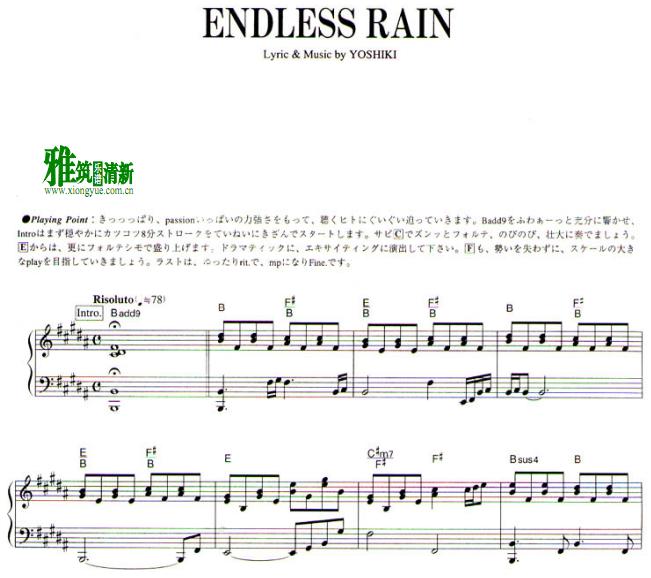 X-Japan yoshiki - Endless Rain