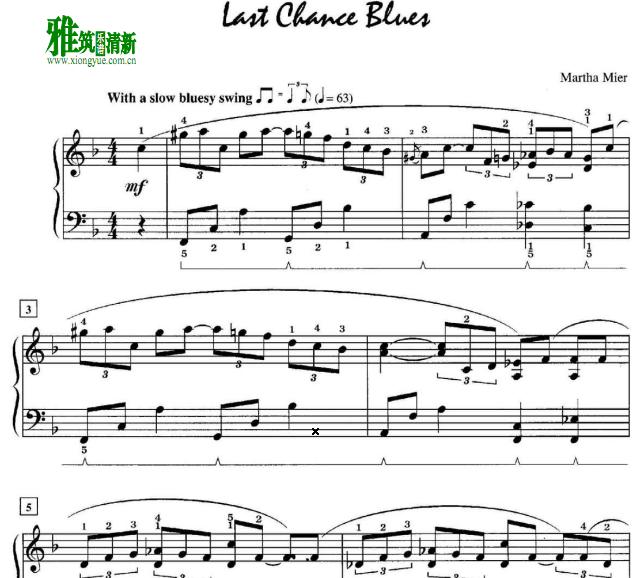 Martha Mier - Last Chance Blues