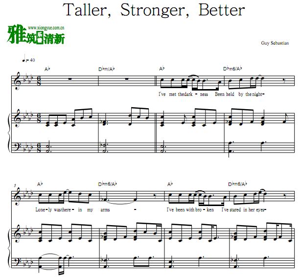 Guy Sebastian - Taller, Stronger, Better 