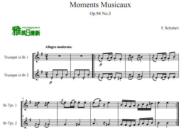 沮  Moments Musicaux No.3 СŶ