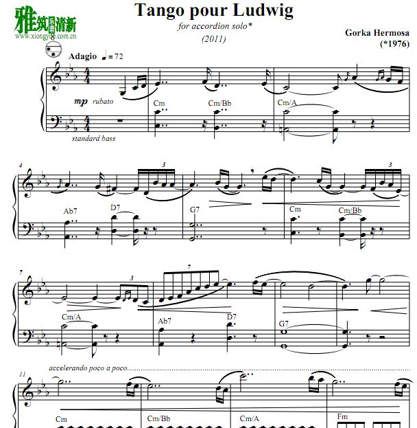 Gorka Hermosa - Tango pour Ludwigַ