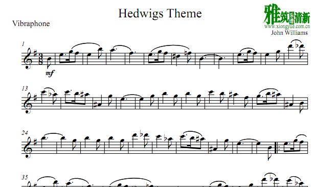  ޱ Hedwig's theme
