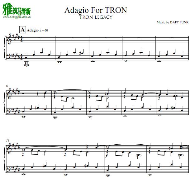 TRON LEGACYս - adagio for tron