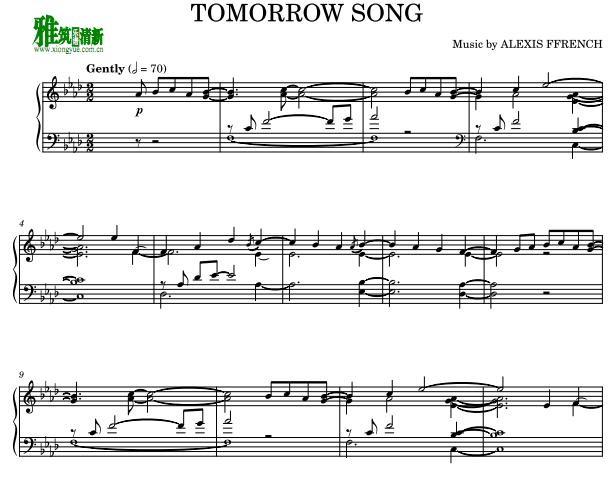 Alexis Ffrench - Tomorrow Song