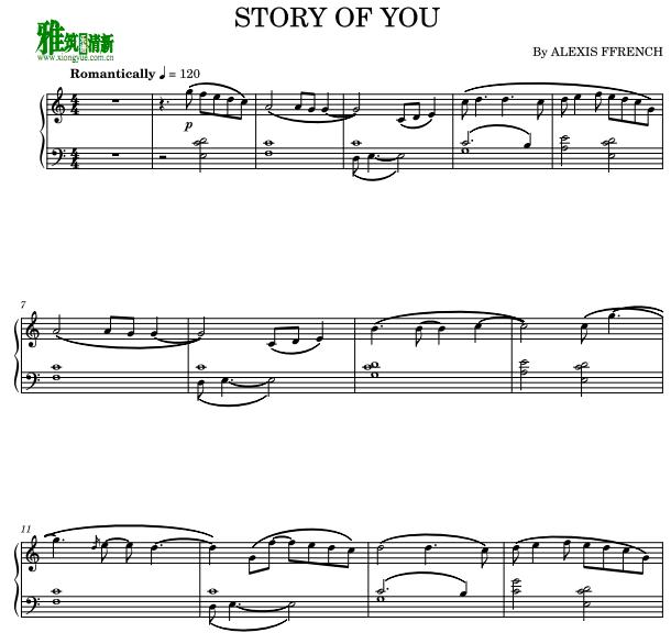 Alexis Ffrench - Story Of You