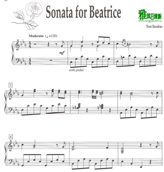Tom Barabas - Sonata for Beatrice