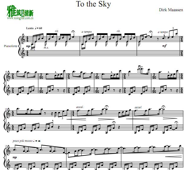 Dirk Maassen - To The Sky 