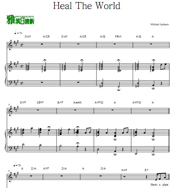 Michael Jackson - Heal The World  
