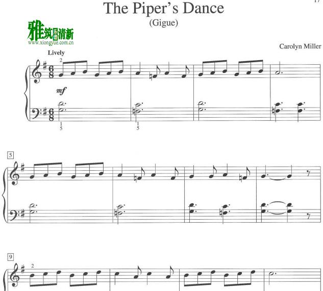 Carolyn Miller - The Pipers Dance