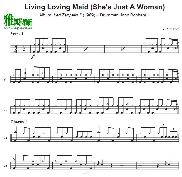 Led Zeppelin - Living Loving Maid She's Just A Woman 