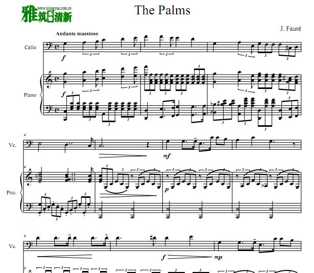  J. Fauré - The Palms ٸٺ