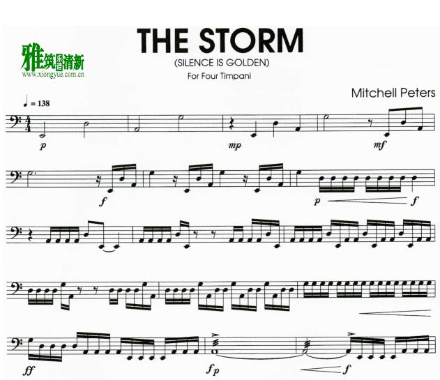 MITCHELL PETERS - the storm