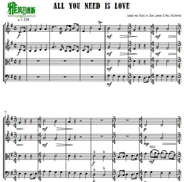 Beatles - All You Need is Love 