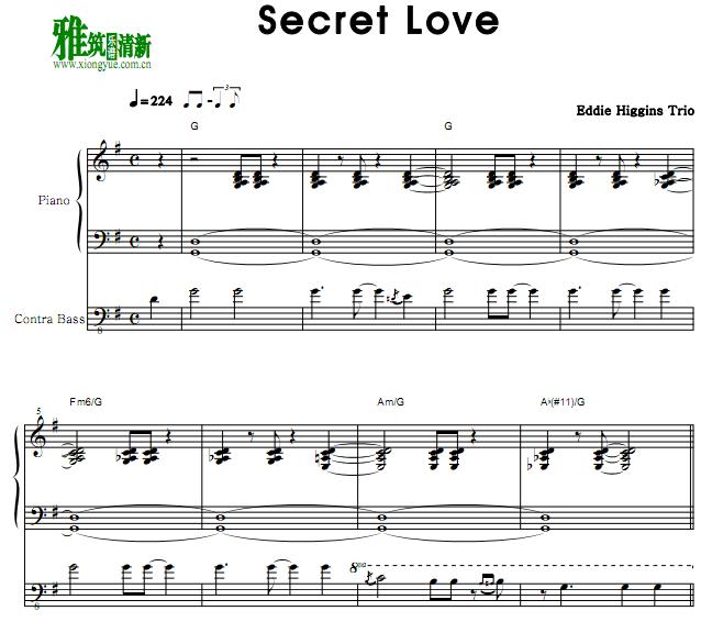 Eddie Higgins Trio - Secret Loveʿ
