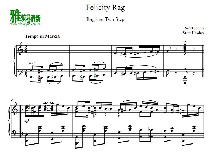 Scott Joplin - Felicity Rag