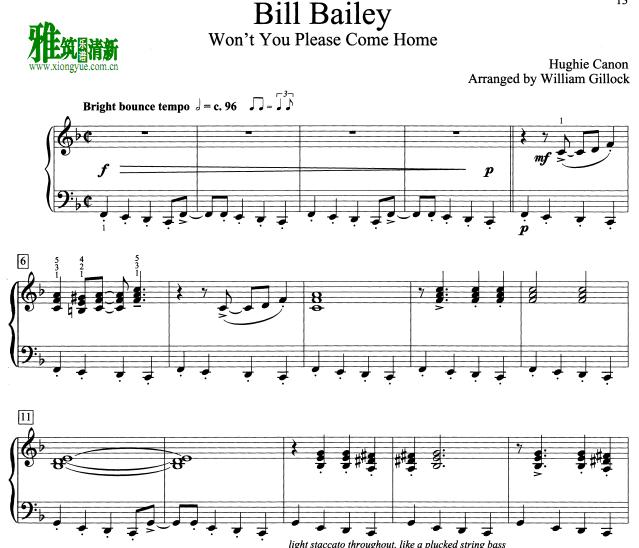 William Gillock - Bill Bailey