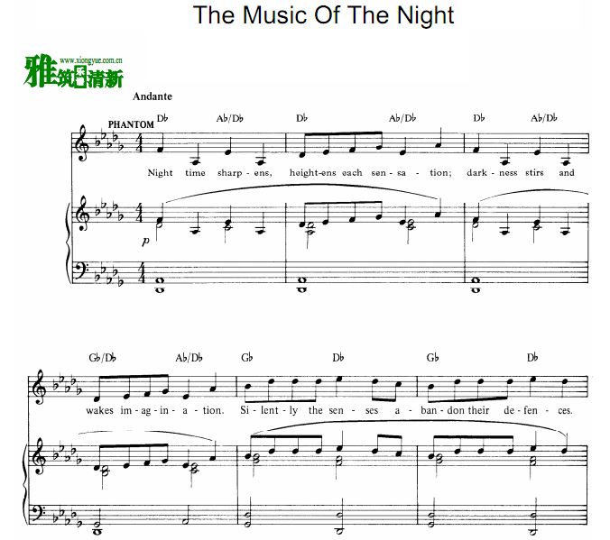 The Music Of The Night  