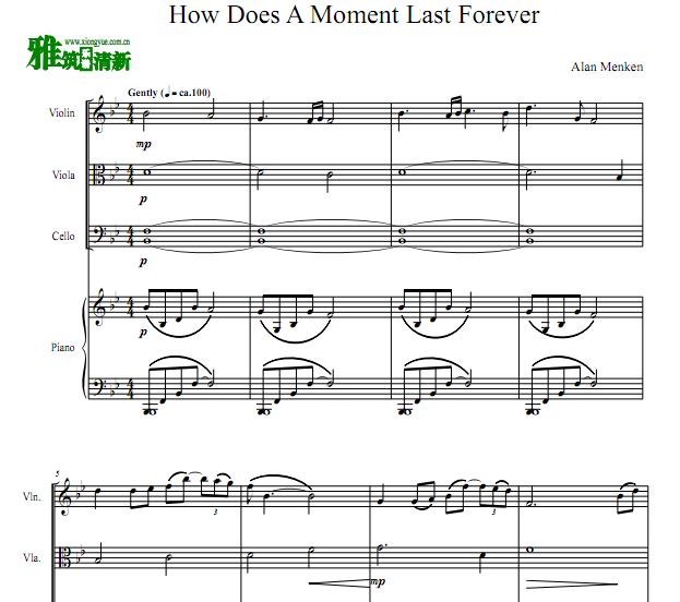 How Does a Moment Last Forever ָ