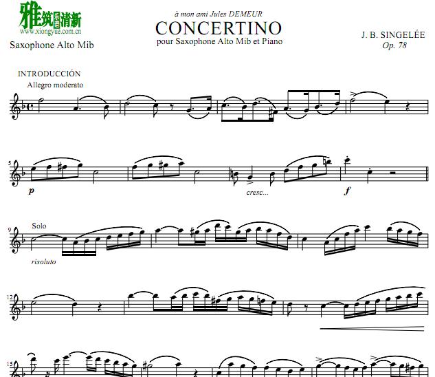 Singelee - Concertino Opus 78 ˹