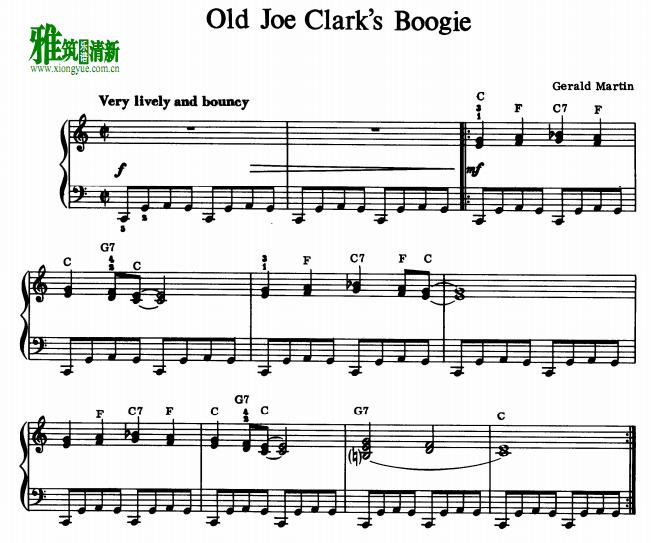 Gerald Martin - Old Joe Clark's Boogie