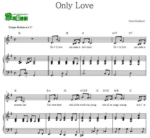 Nana Mouskouri - Only Love 