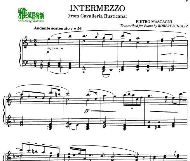 Mascagni - ʿ   Cavalleria rusticana Intermezzo