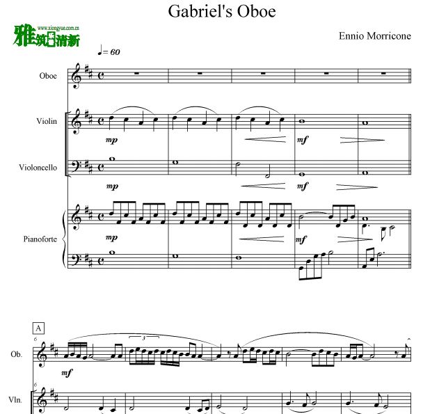 Gabriel's oboe ˫ɹСٴٸٺ
