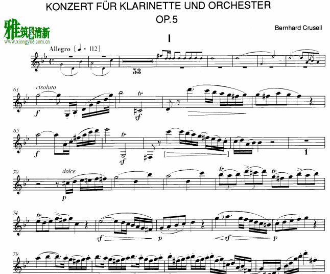 bernhard crusell ³ ɹЭ No.2, Op.5ɹ