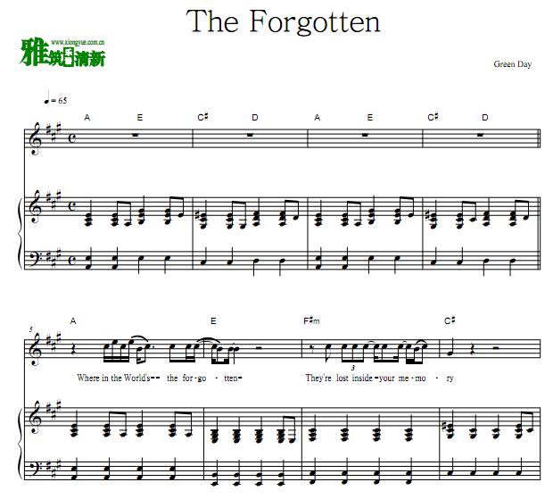 ĺ֮2 Green Day - The Forgotten  