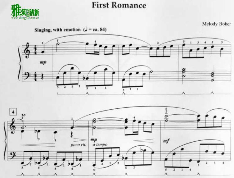 Melody Bober - First Romance