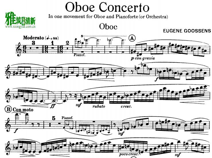 Eugene Goossens Ƚ·ɭ˹ ˫ɹЭ  Oboe Concerto ˫ɹ