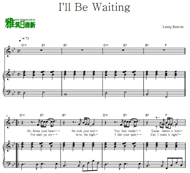 Lenny Kravitz - I'll Be Waiting  