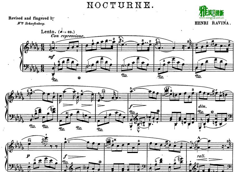 Ravina - Nocturne Op.13