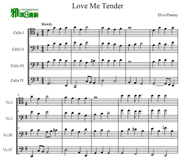 Love Me Tender 