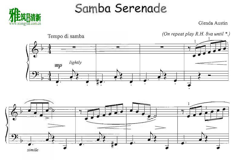 Glenda Austin - Samba Serenade