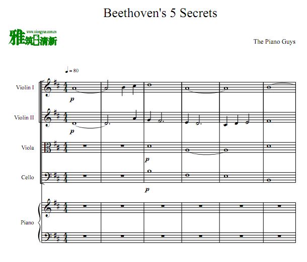 Beethoven's 5 Secrets ҵܸ