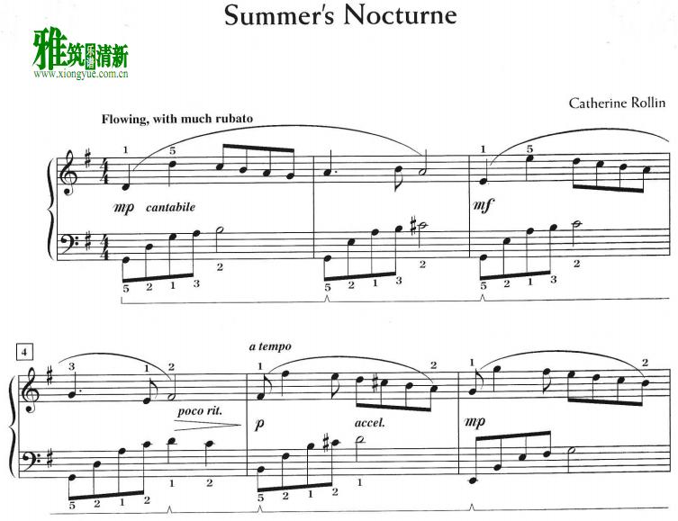 Catherine Rollin - summer's nocturne