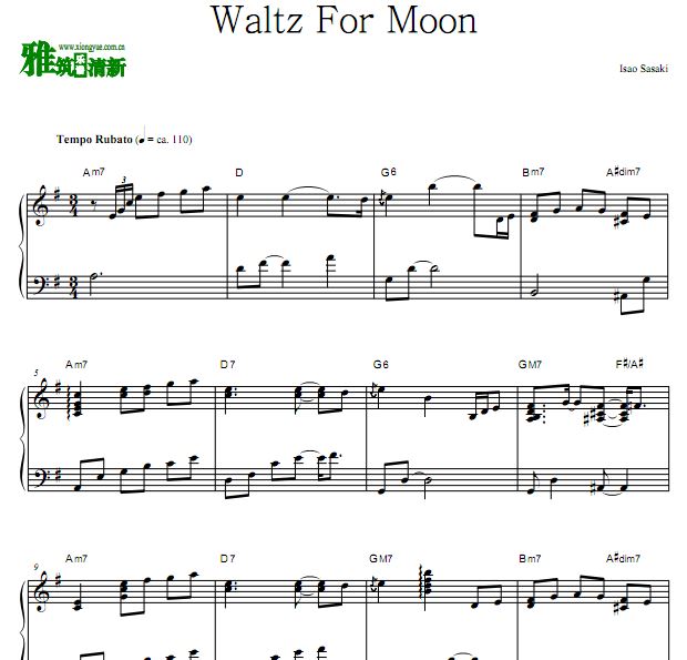 ľ Isao Sasaki - Waltz For Moon 