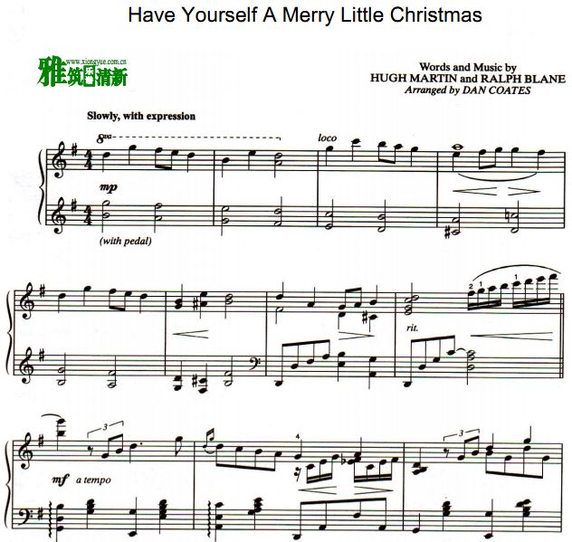 Dan coates  - Have yourself A Merry Little Christmas